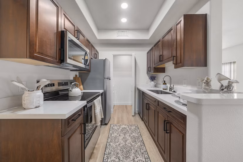 kitchen at The Summit at Flagstaff Apartments 