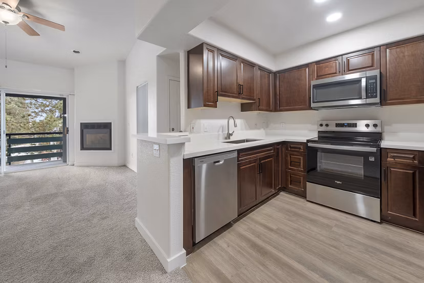 kitchen at The Summit at Flagstaff Apartments 