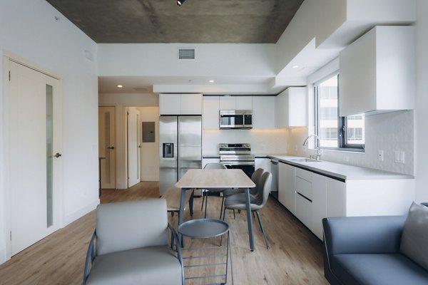 kitchen at TENTEN Campus Glendale Apartments 