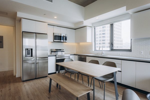 kitchen at TENTEN Campus Glendale Apartments 