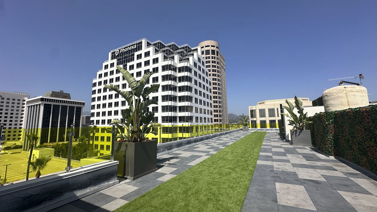 Roof deck at Ten Ten Campus (1 of 2)