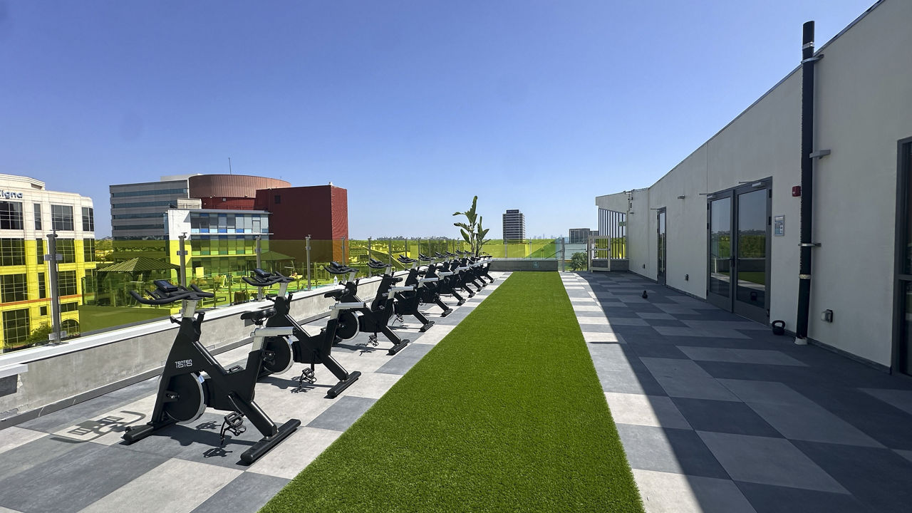 Roof deck at Ten Ten Campus (2 of 2)