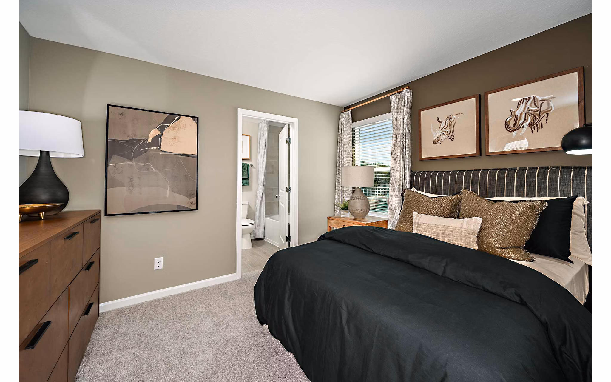 bedroom at 360 Communities at Crossroads Apartments