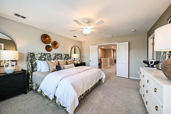 bedroom at 360 Communities at Crossroads Apartments