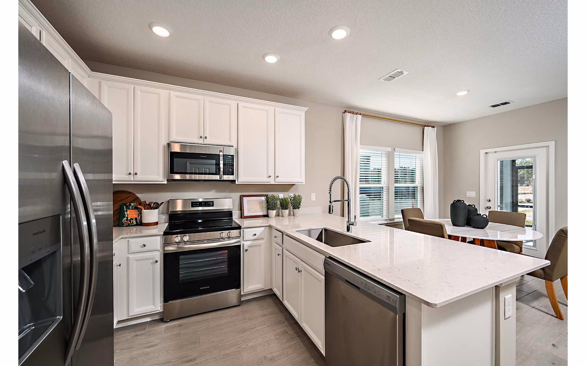 kitchen at 360 Communities at Crossroads Apartments