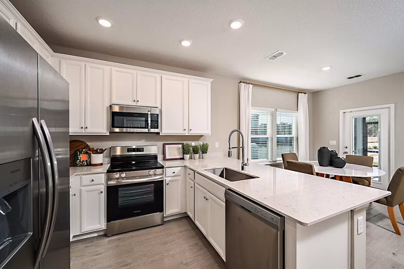 kitchen at 360 Communities at Crossroads Apartments