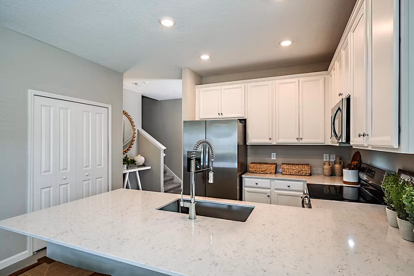 kitchen at 360 Communities at Crossroads Apartments