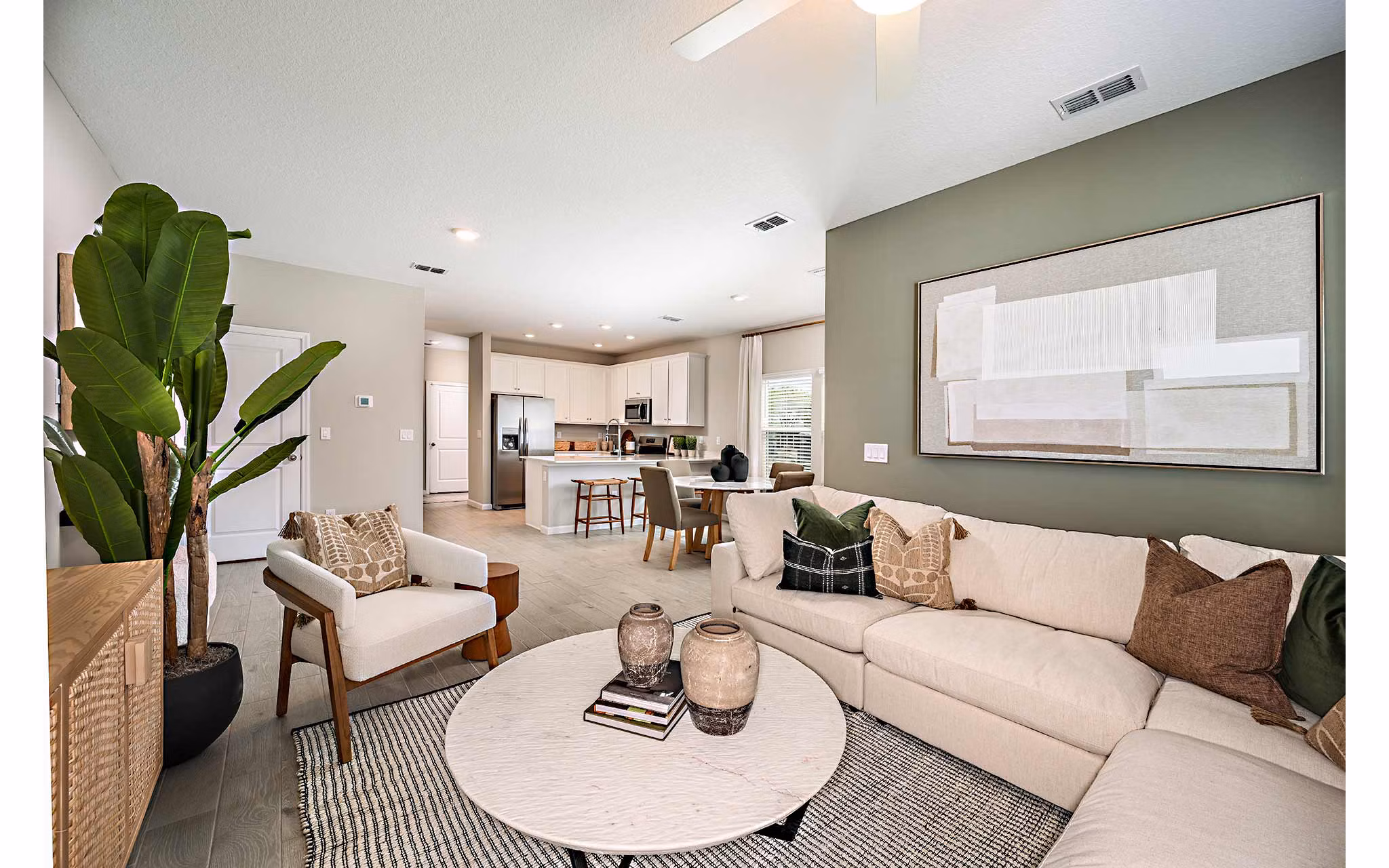 living room at 360 Communities at Crossroads Apartments