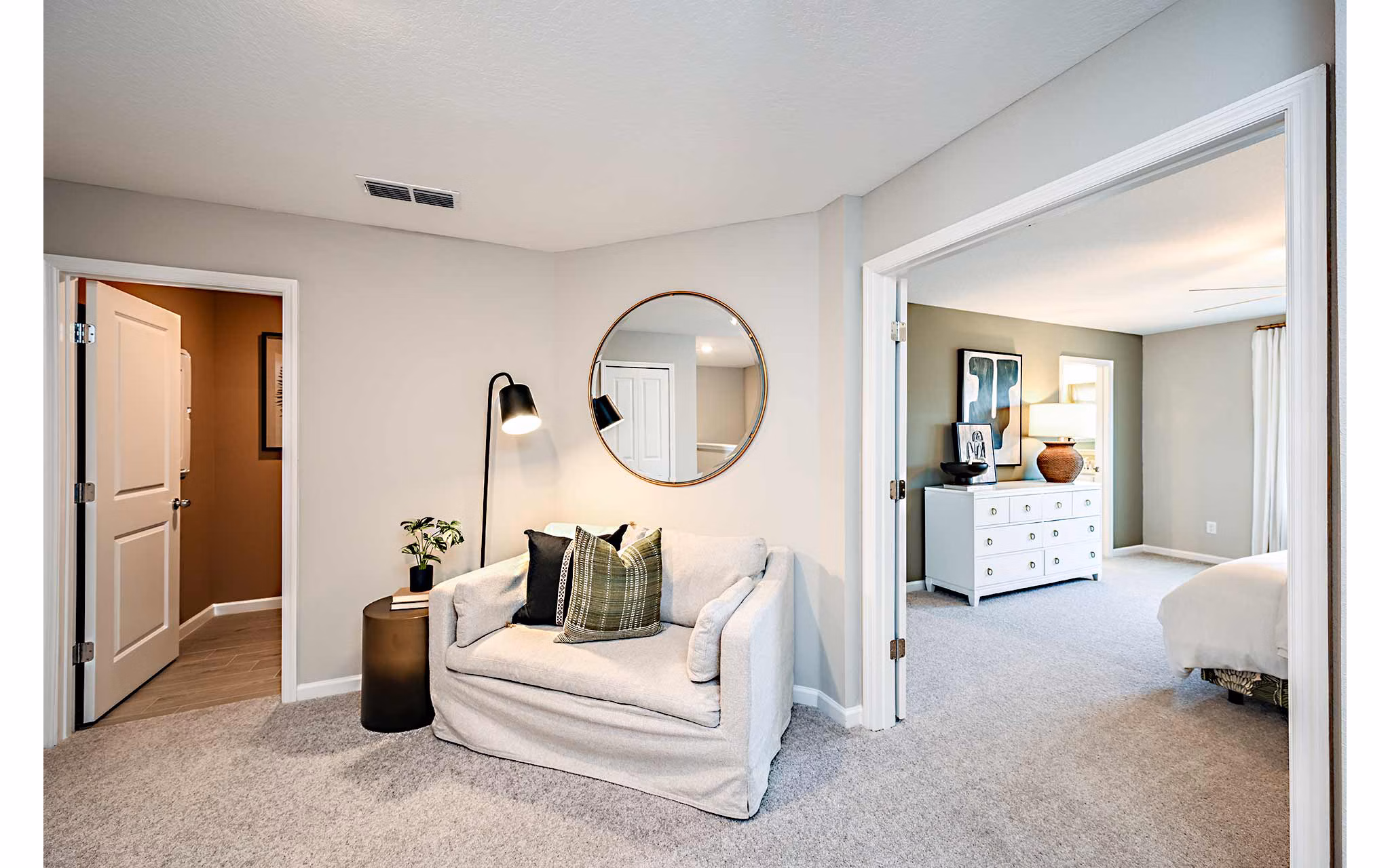 living room at 360 Communities at Crossroads Apartments