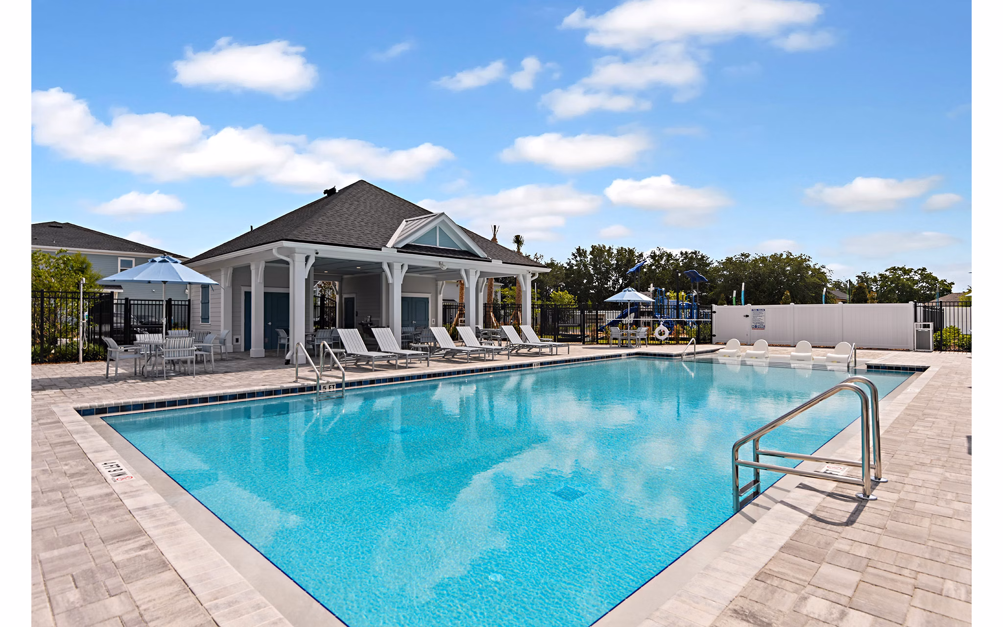 pool at 360 Communities at Crossroads Apartments