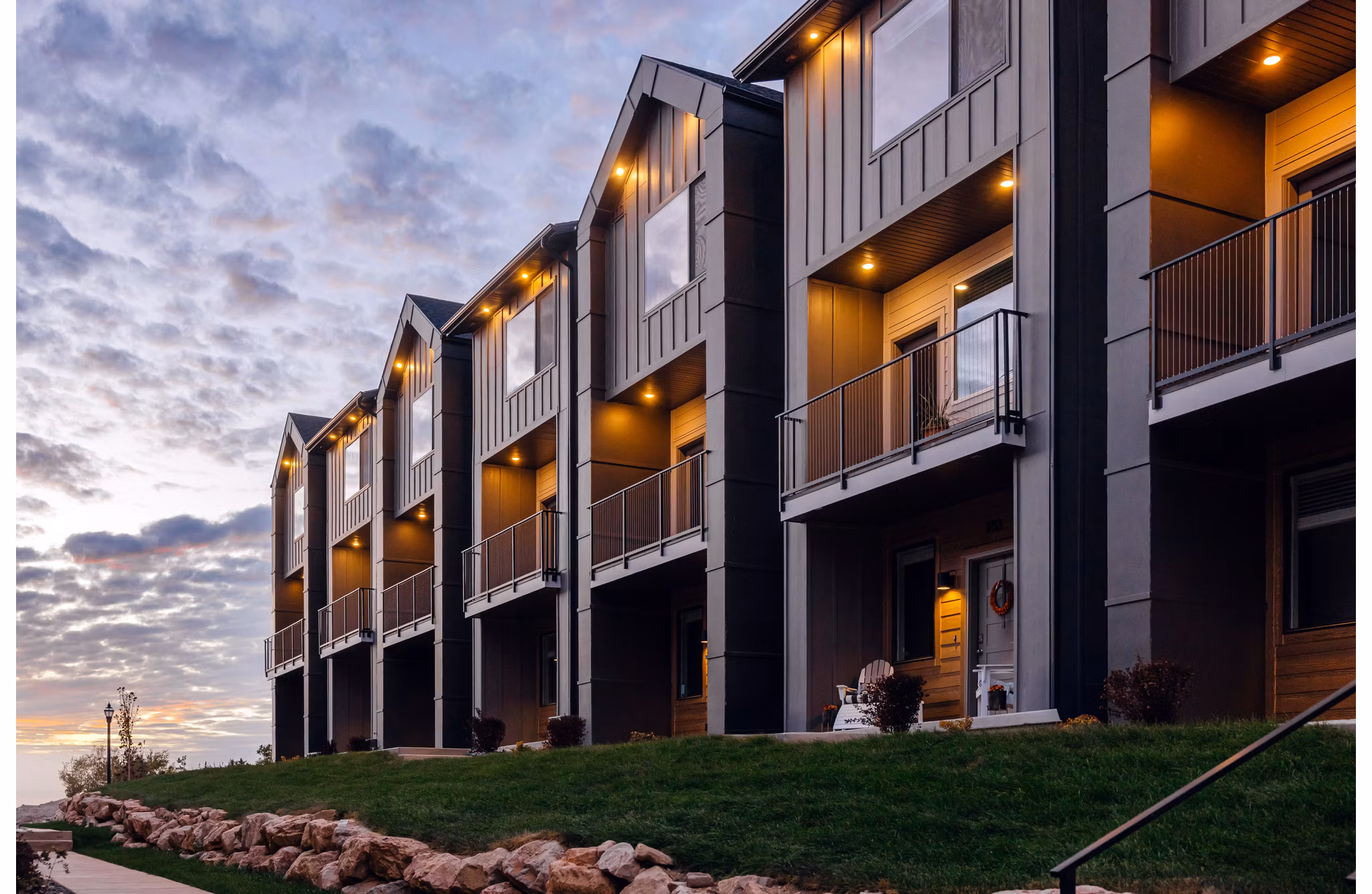 building at Enduro Apartments