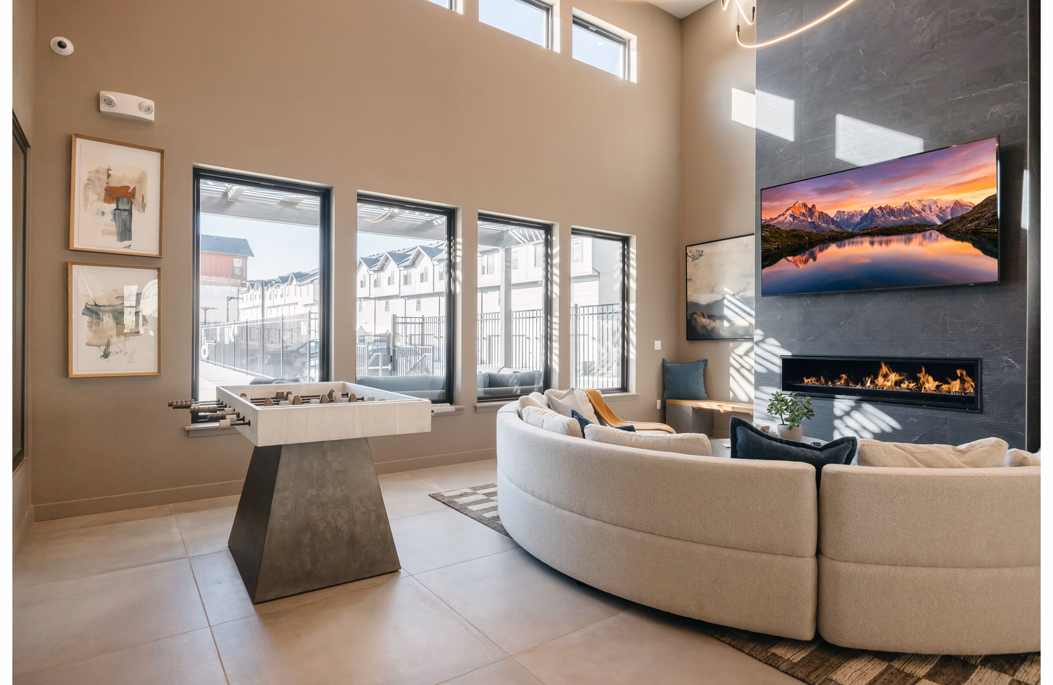 clubhouse at Enduro Apartments