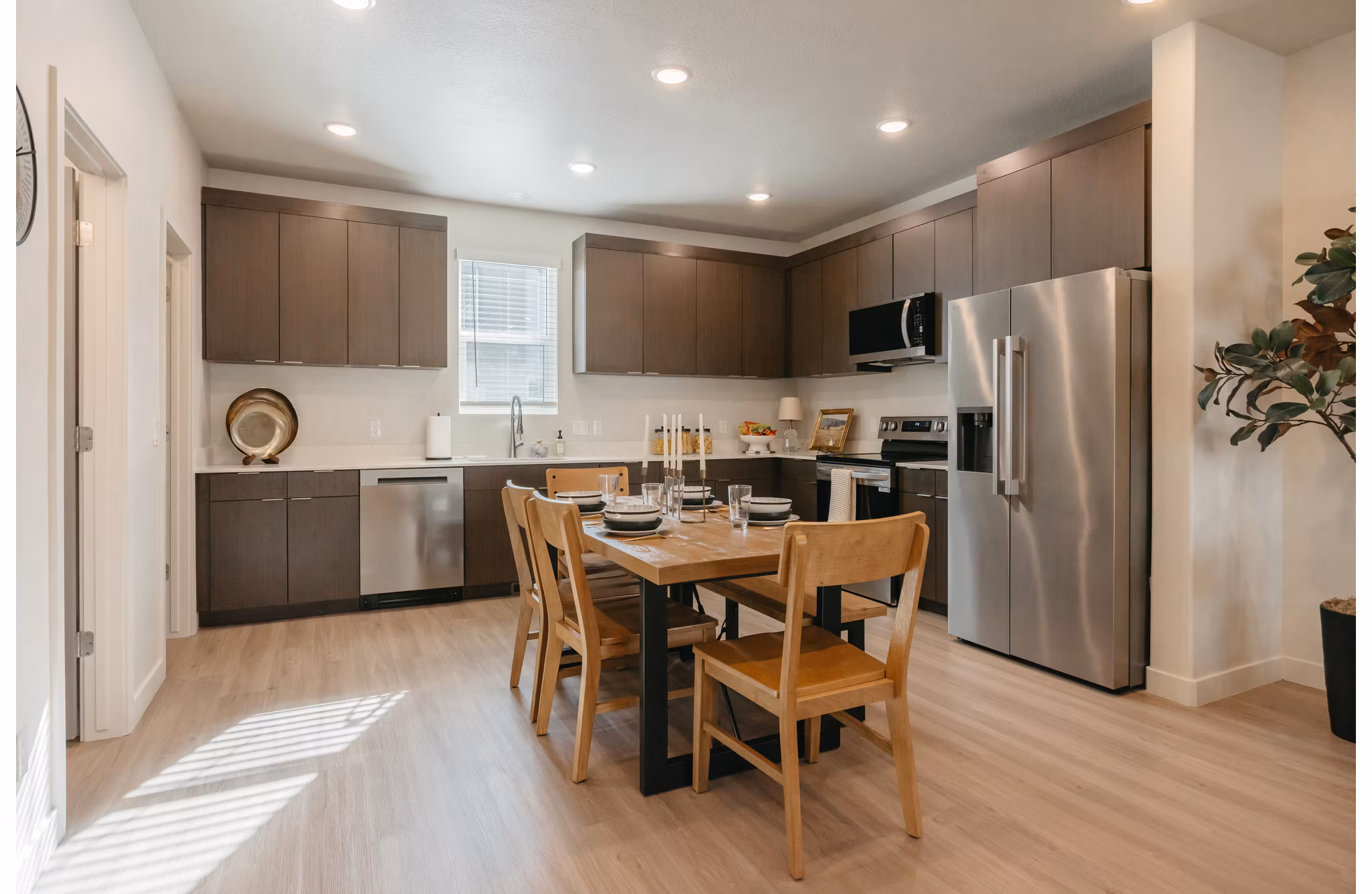 kitchen at Enduro Apartments