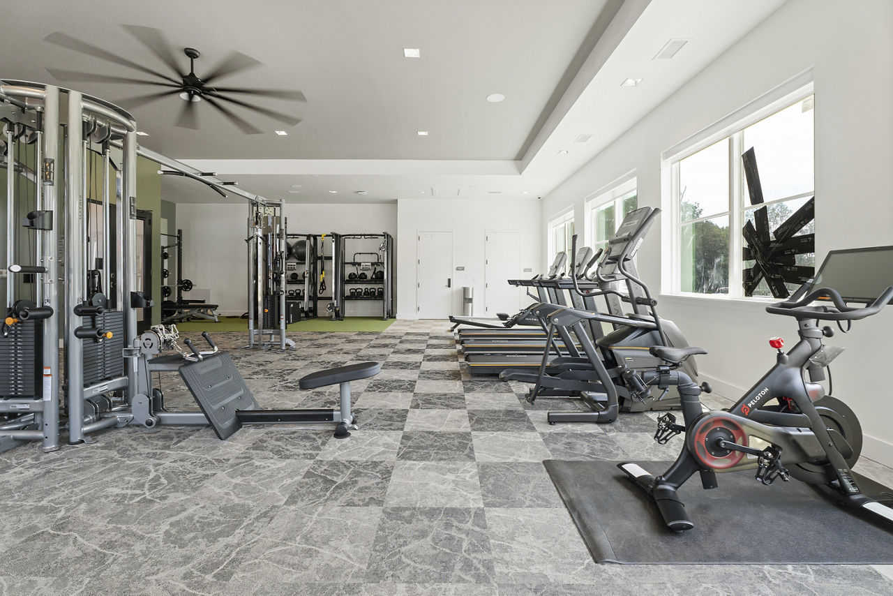 Gym at The Arrowood (3 of 4)