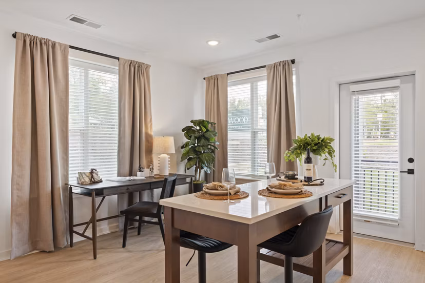 living room at The Arrowood Apartments 