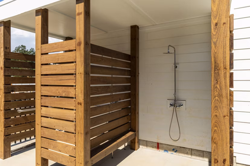 recreational area at The Arrowood Apartments 