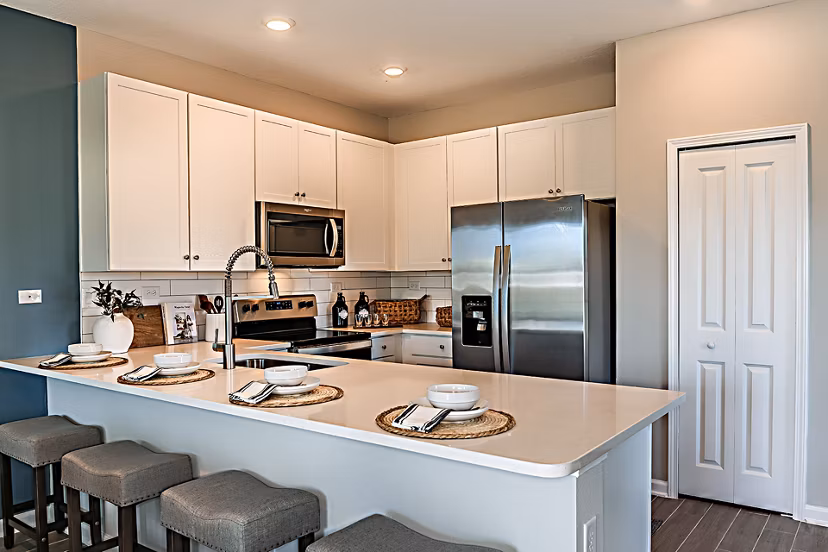 kitchen at 360 Communities at Avenues Walk Apartments