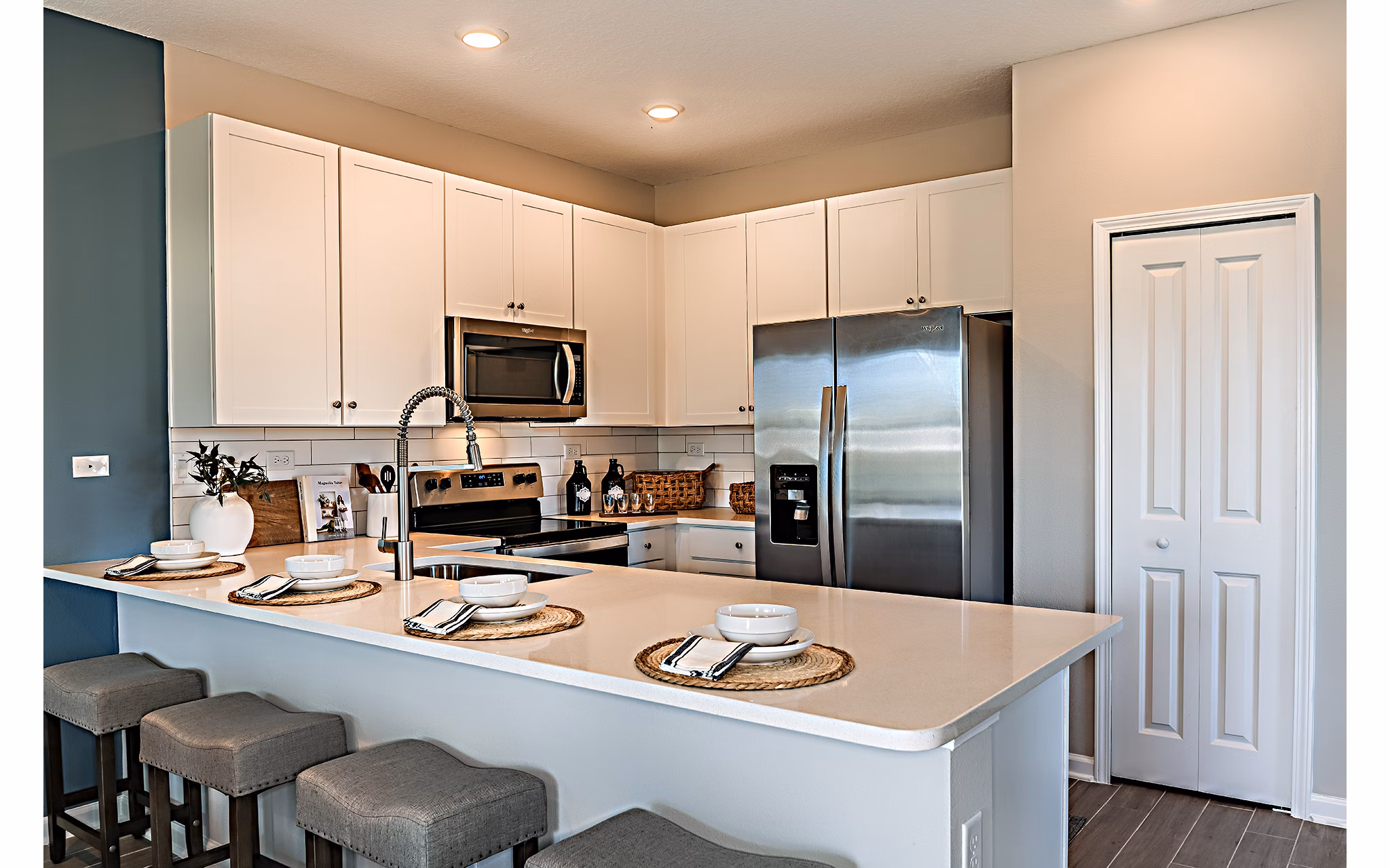 kitchen at 360 Communities at Avenues Walk Apartments