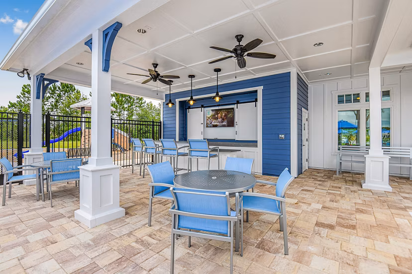 patio at 360 Communities at Avenues Walk Apartments