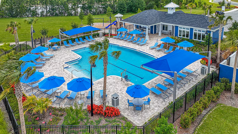 pool at 360 Communities at Avenues Walk Apartments