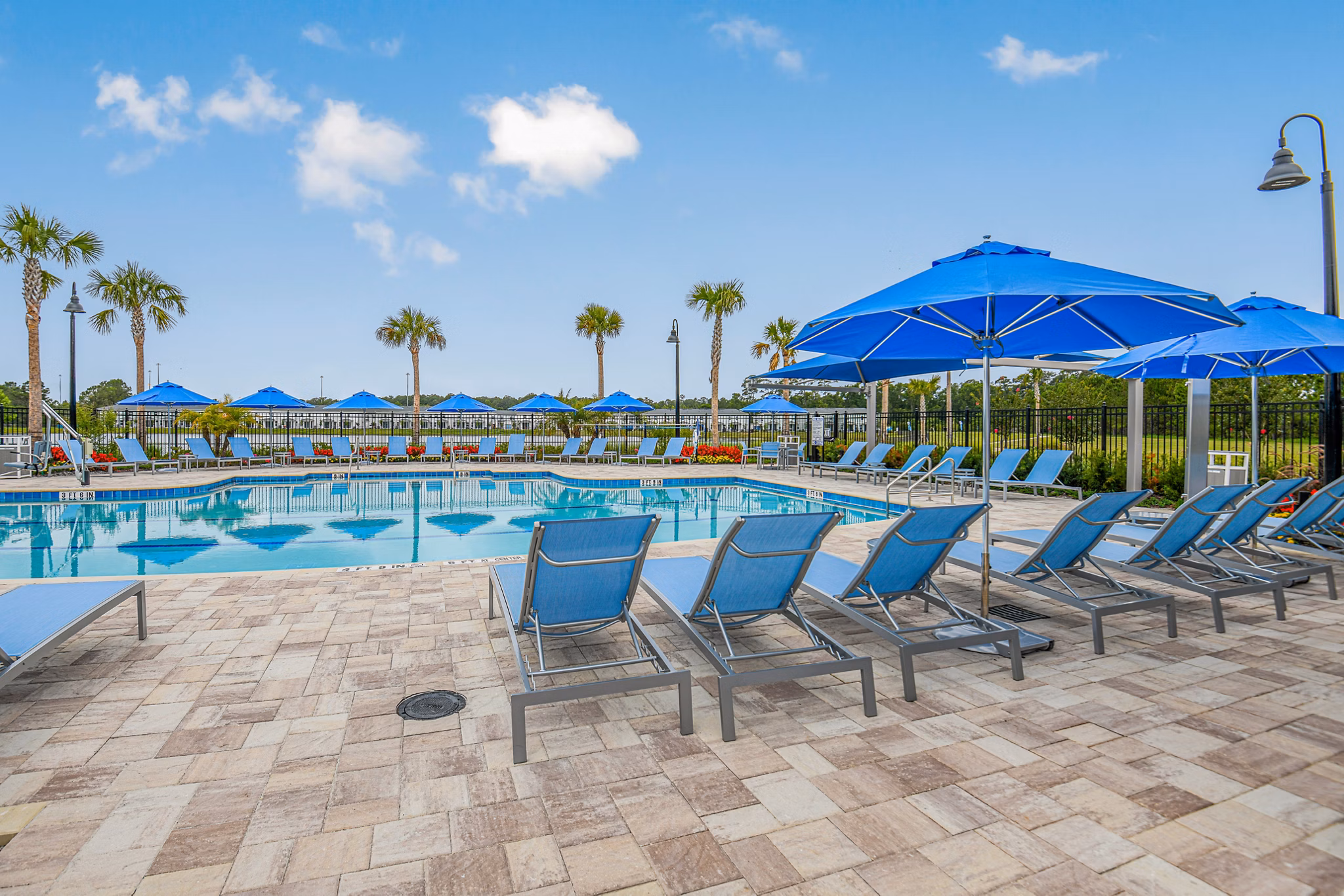 pool at 360 Communities at Avenues Walk Apartments