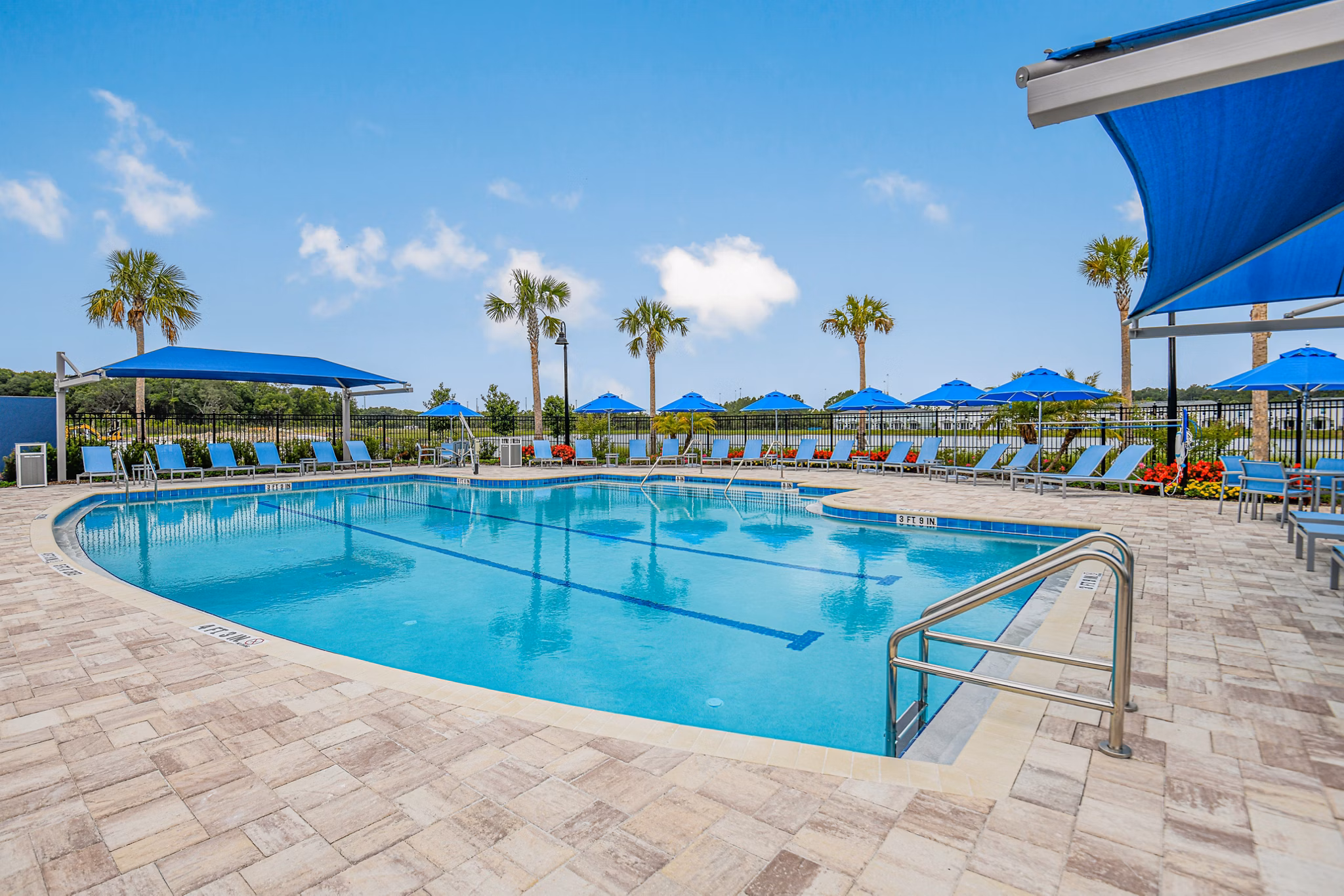 pool at 360 Communities at Avenues Walk Apartments
