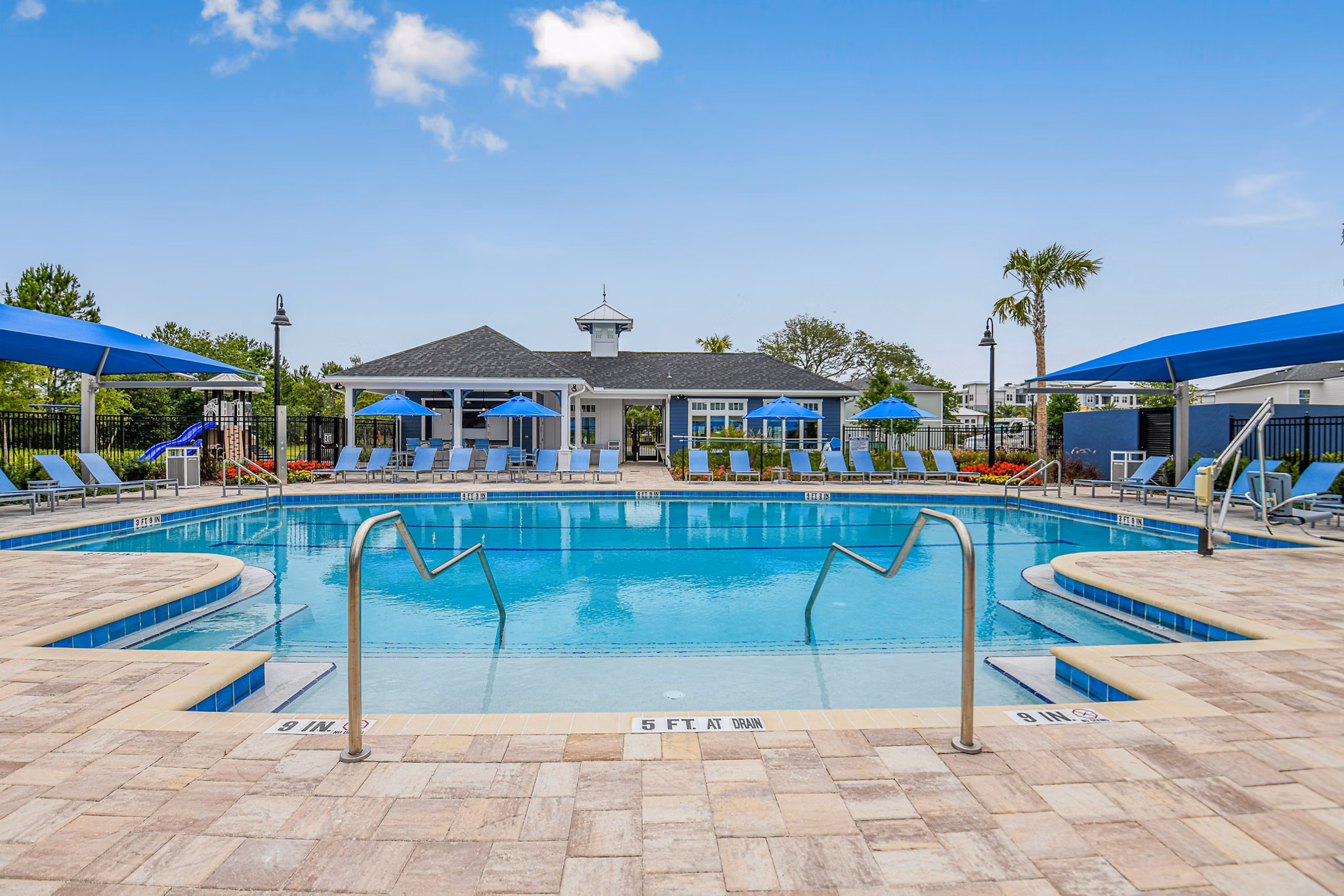 pool at 360 Communities at Avenues Walk Apartments