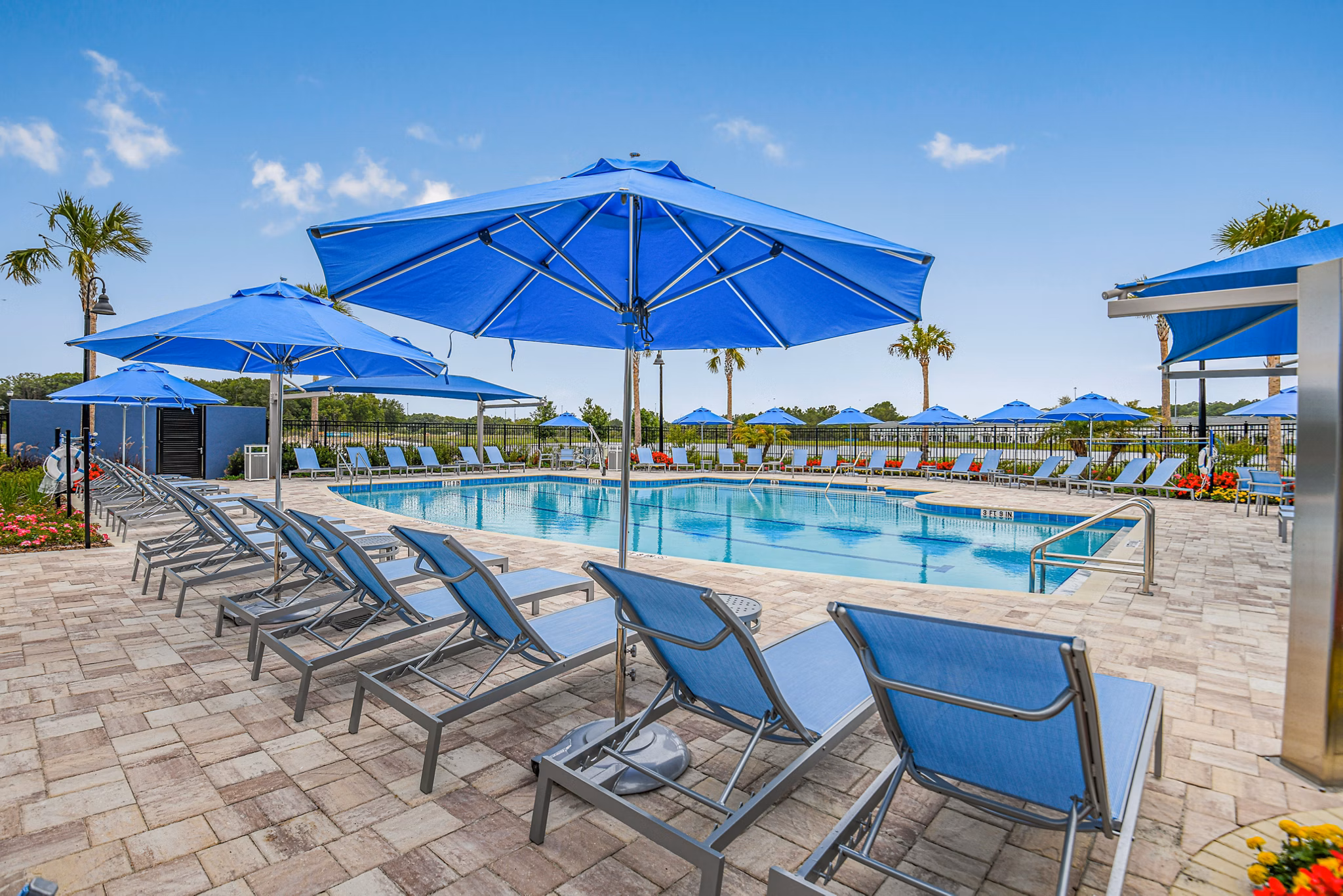 pool at 360 Communities at Avenues Walk Apartments