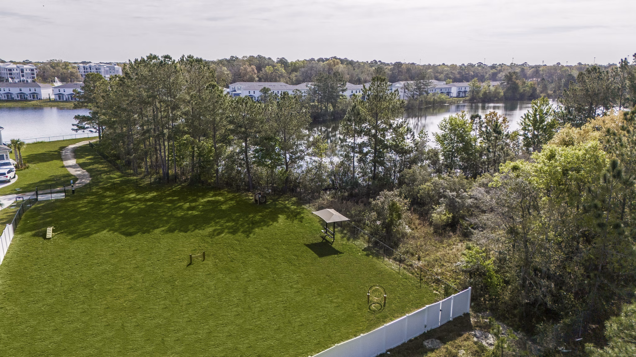 dog park at 360 Communities at Avenues Walk Apartments