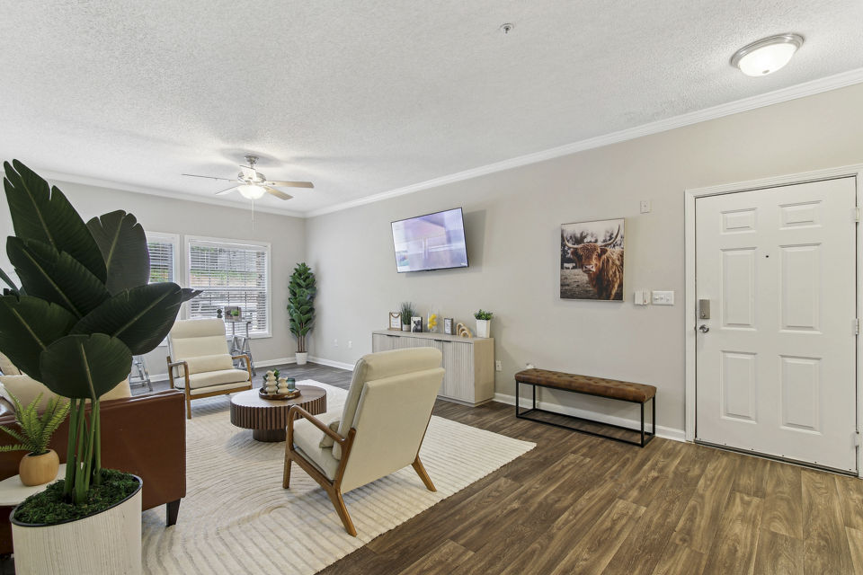 living room at Avana TownPark Apartment