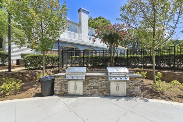 grill area/patio at Avana TownPark Apartments