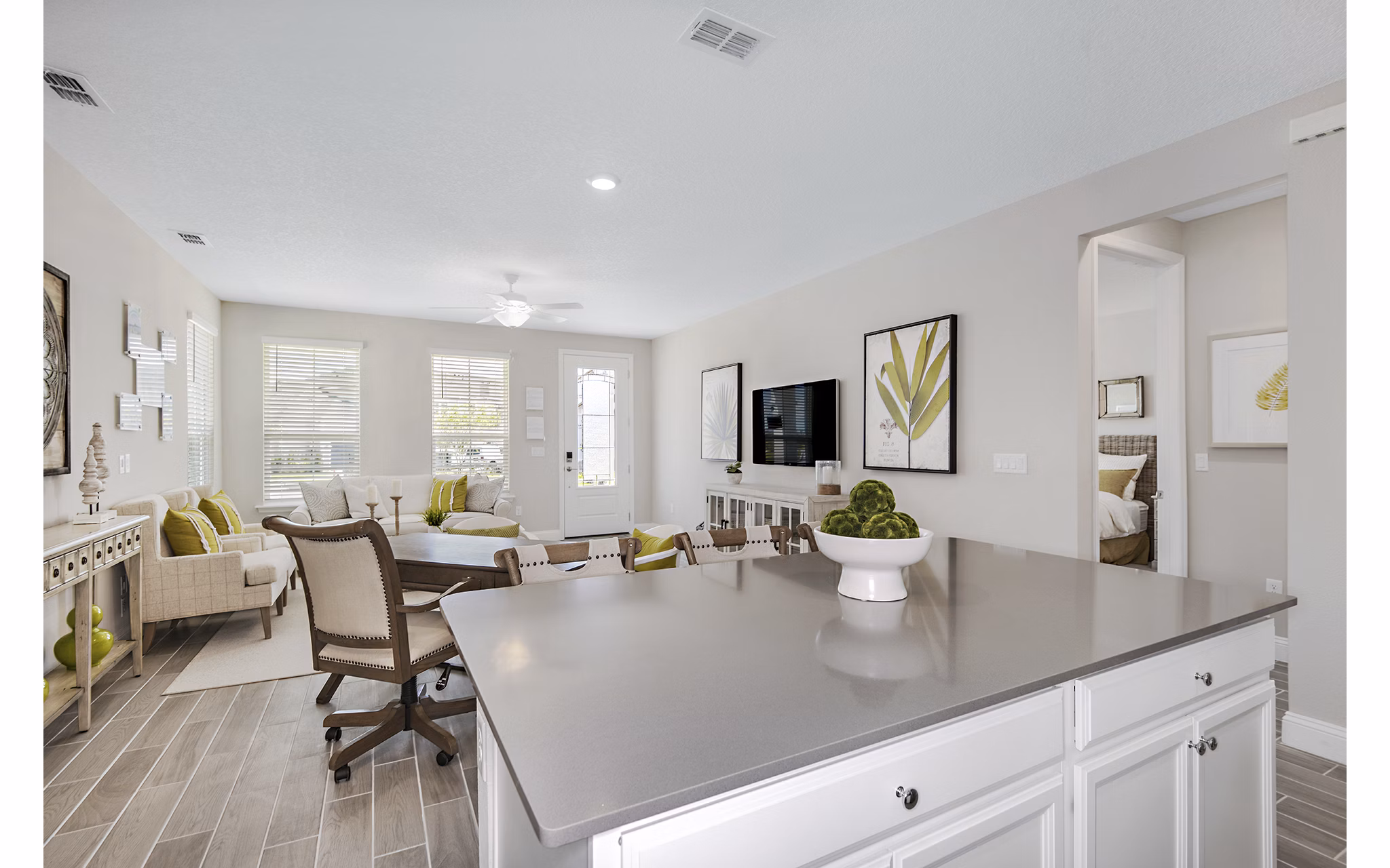 kitchen at 360 Communities at Shearwater Apartments