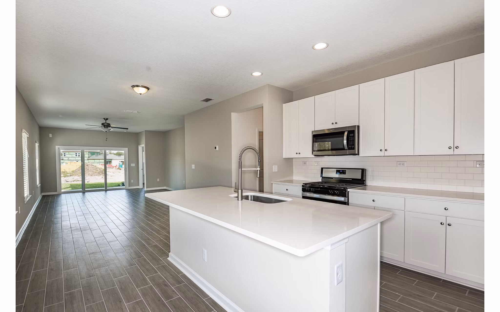 kitchen at 360 Communities at Shearwater Apartments