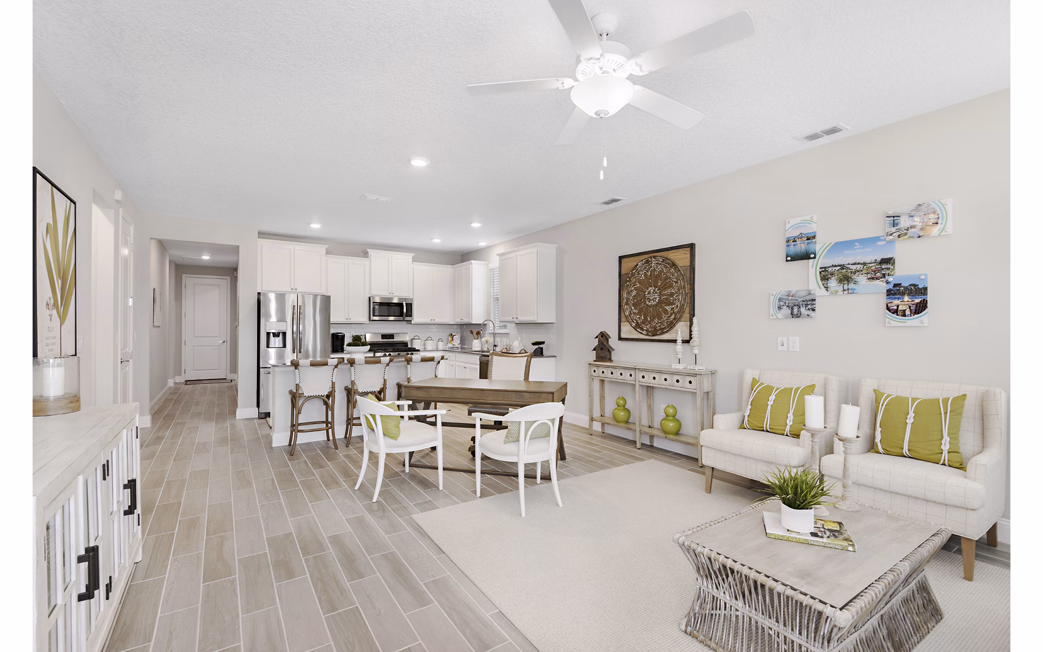 living room at 360 Communities at Shearwater Apartments