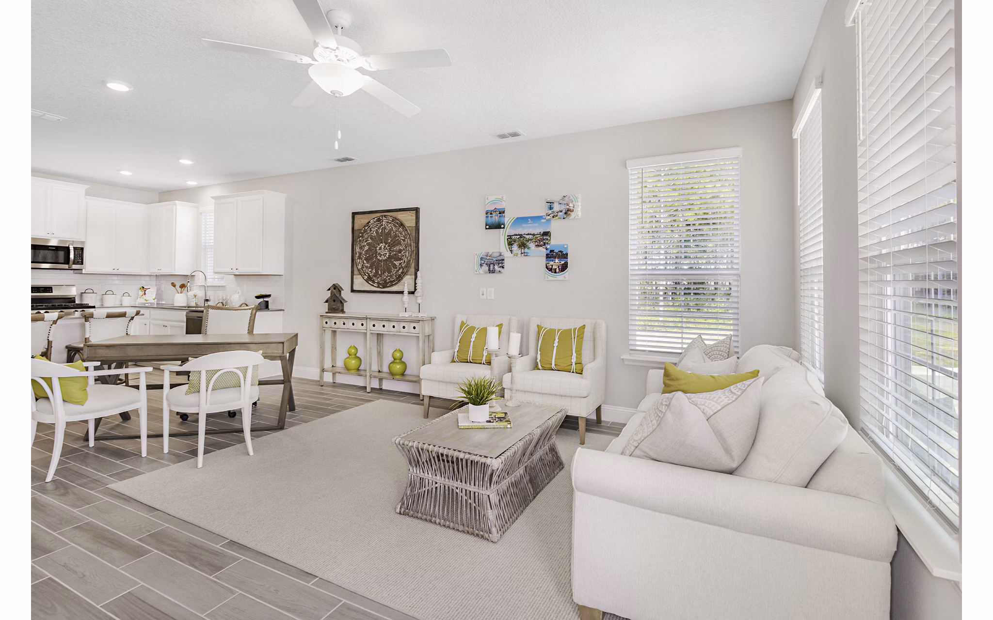 living room at 360 Communities at Shearwater Apartments
