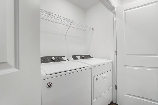 laundry room at Harmon Foxbank Apartments