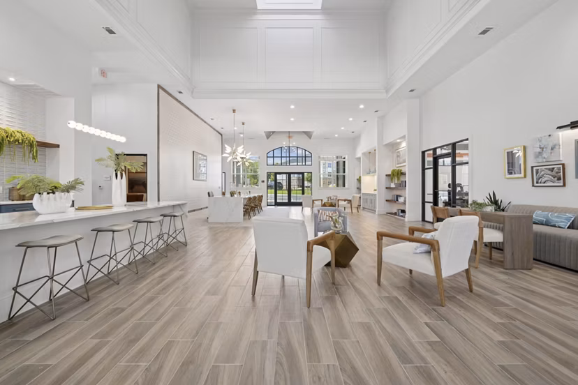 clubhouse at The One at Columbia Apartments 