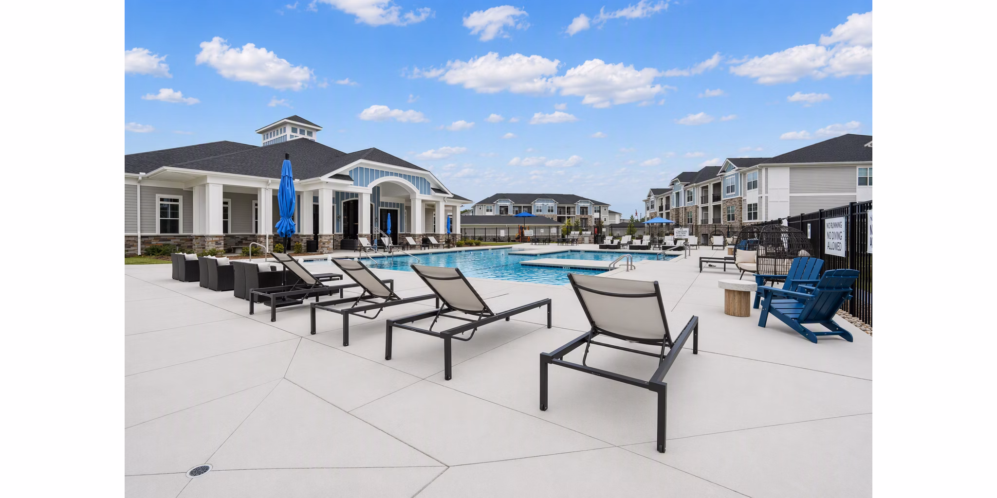 Pool at The One at Columbia Apartments