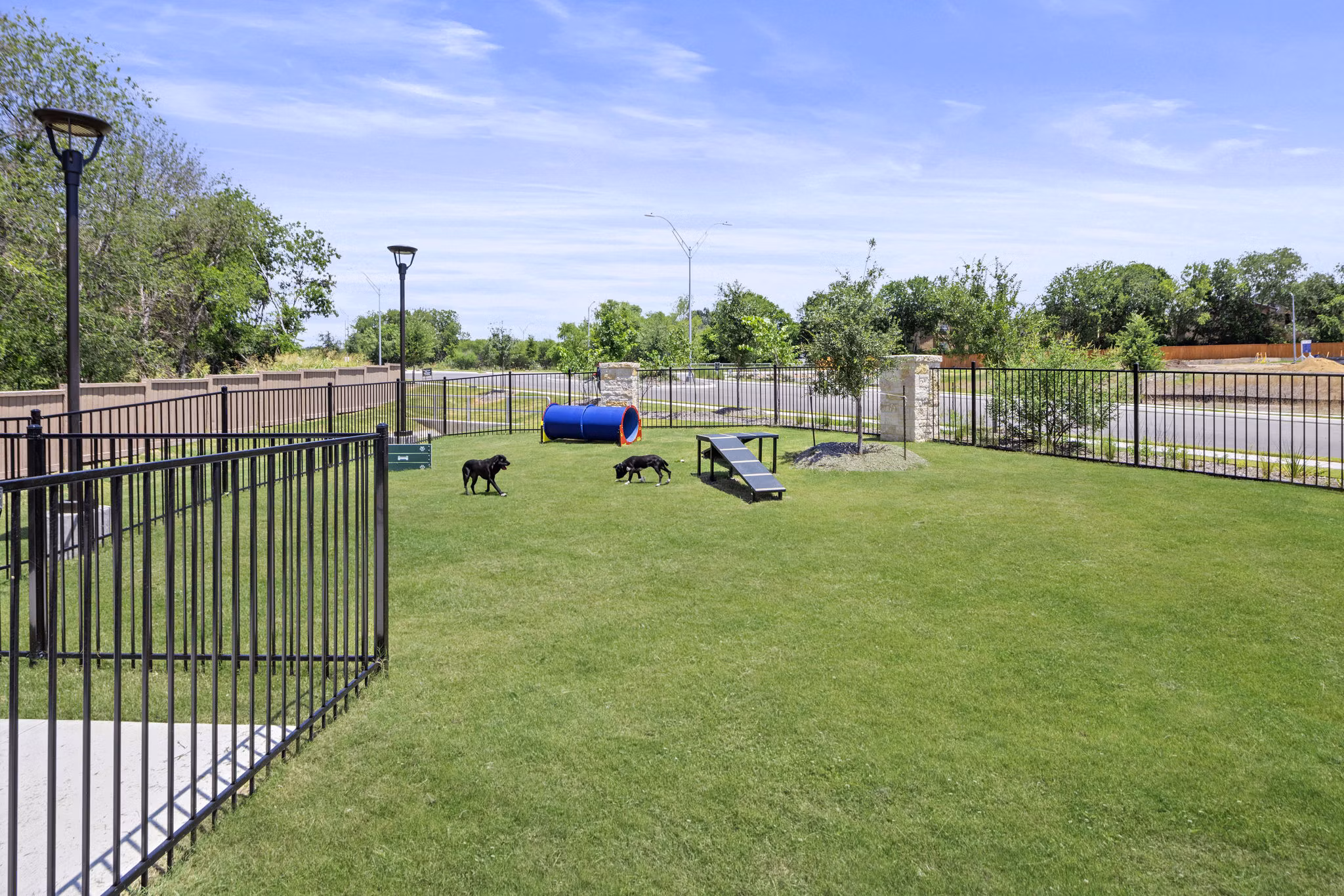 dog park at Frame Med Center Apartments 