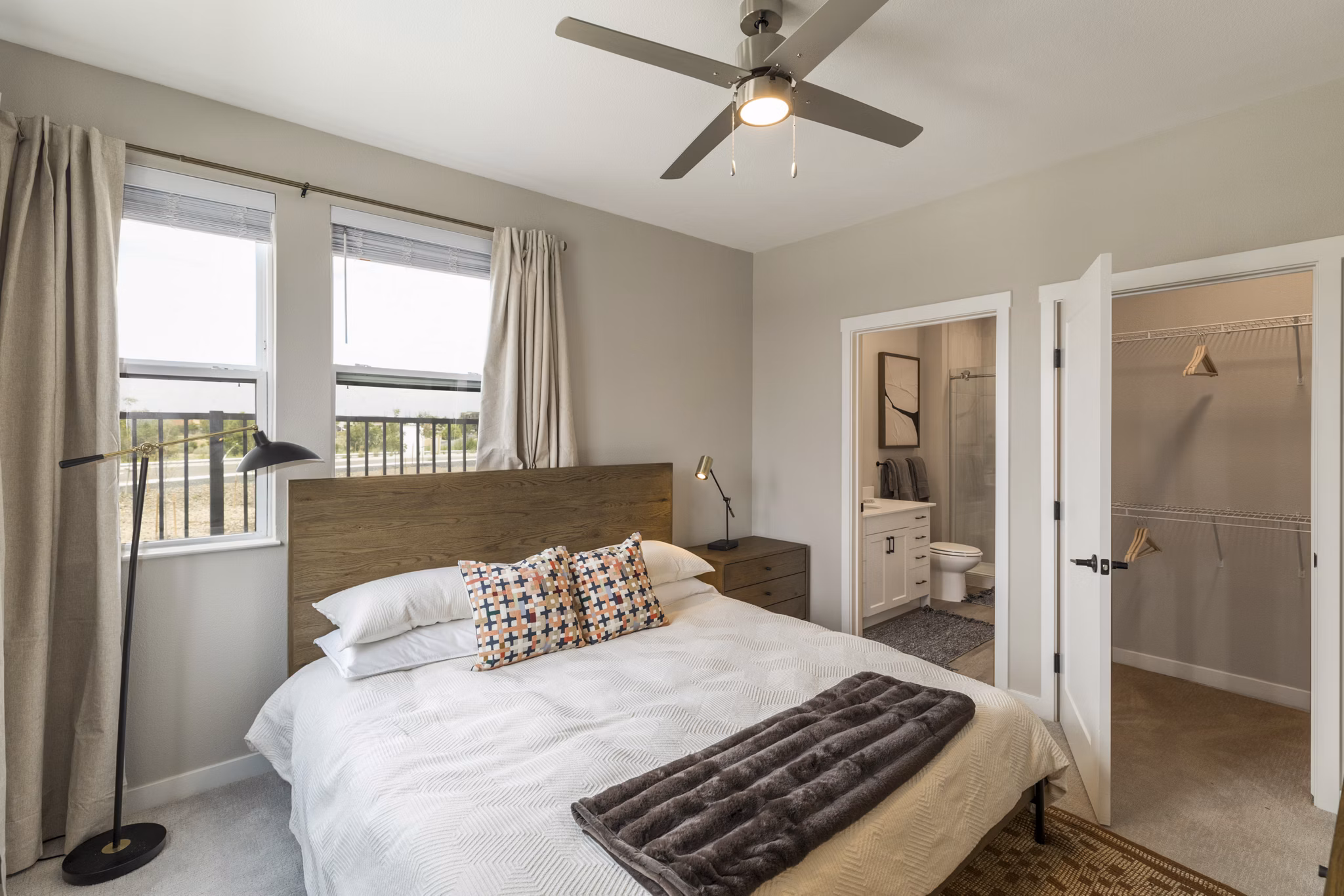 bedroom at Solwyn Apartments 