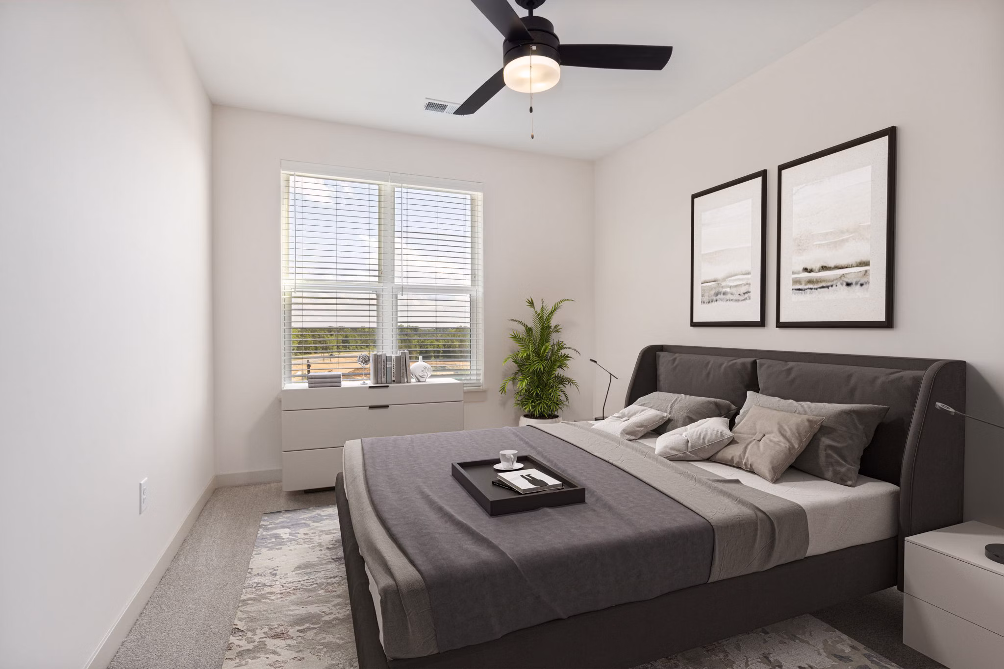 bedroom at The Ballast on Salem Apartments