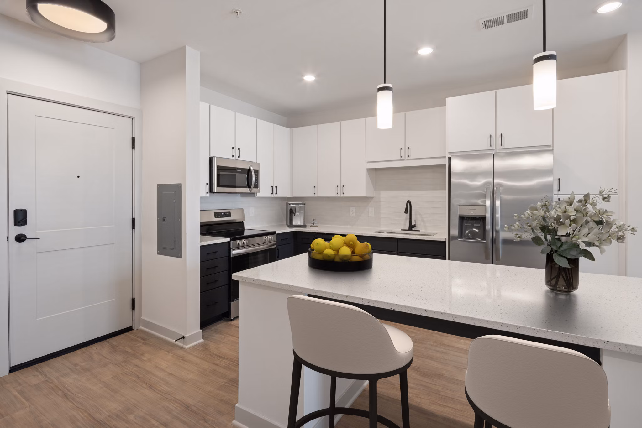 kitchen at The Ballast on Salem Apartments