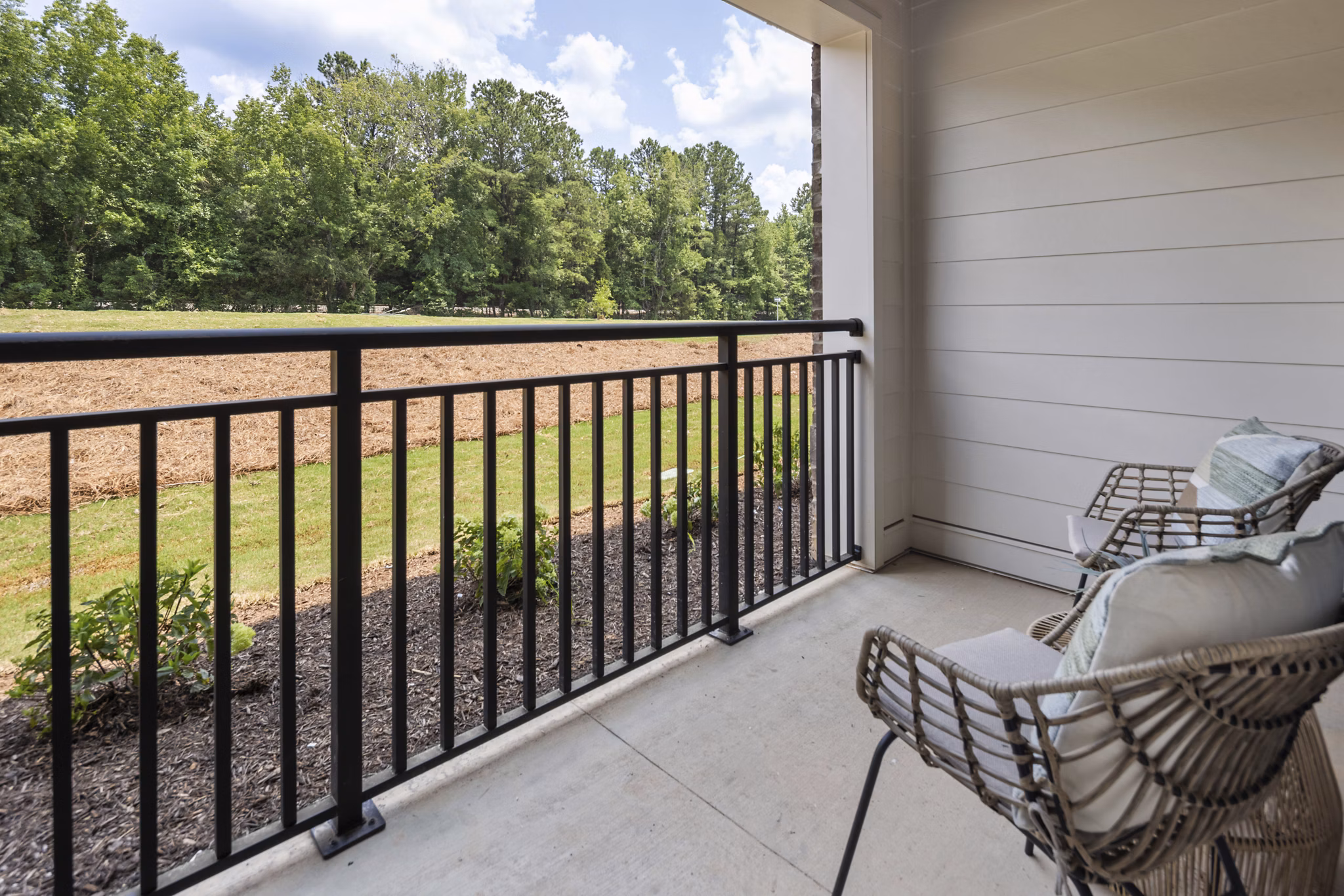 patio at The Ballast on Salem Apartments