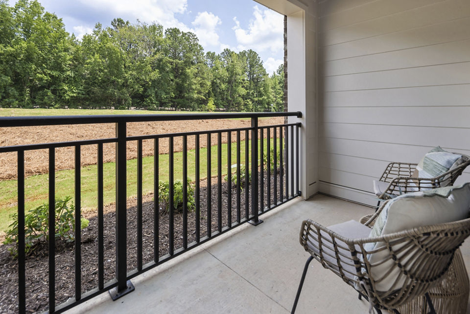 patio at The Ballast on Salem Apartments