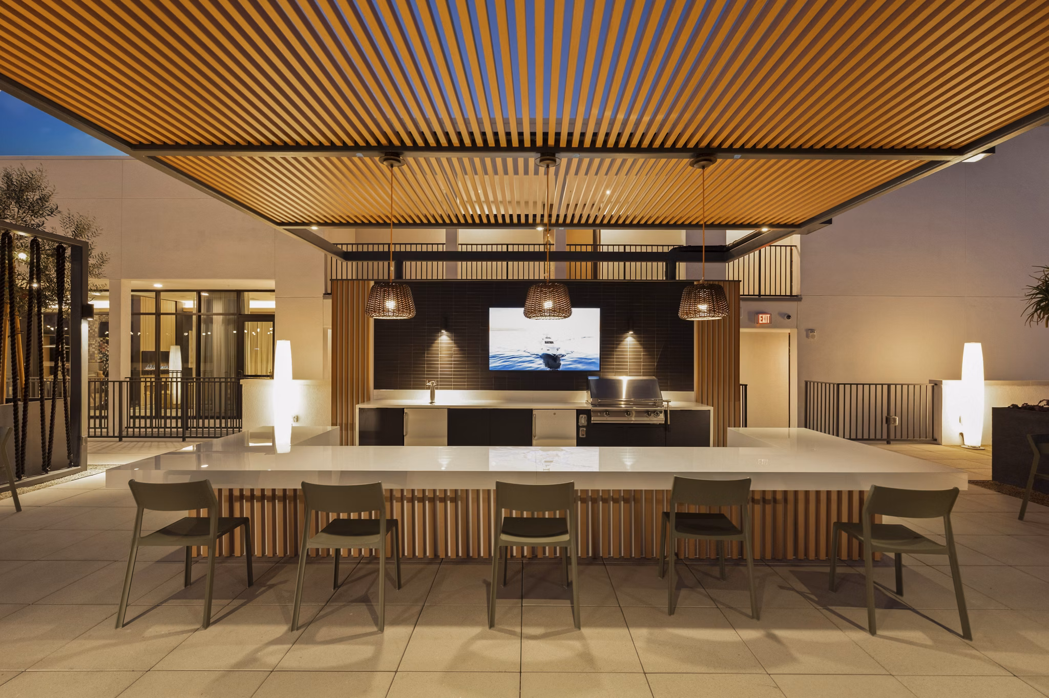 clubhouse at Overland & Ayres Apartments