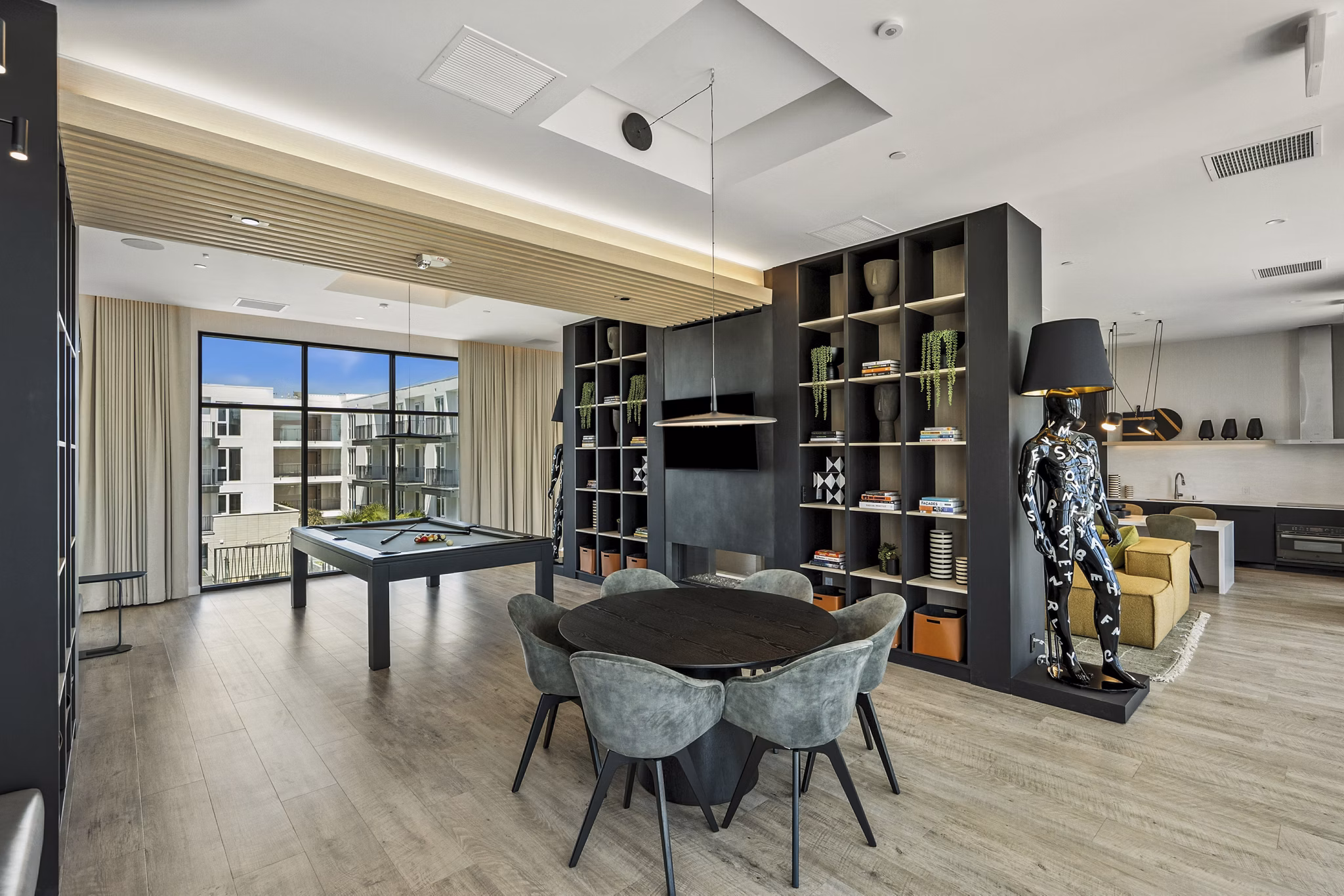clubhouse at Overland & Ayres Apartments