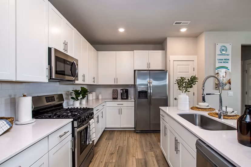 kitchen at Durham Farms Apartments