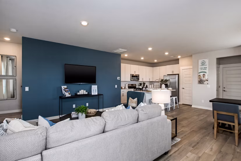 living room at Durham Farms Apartments