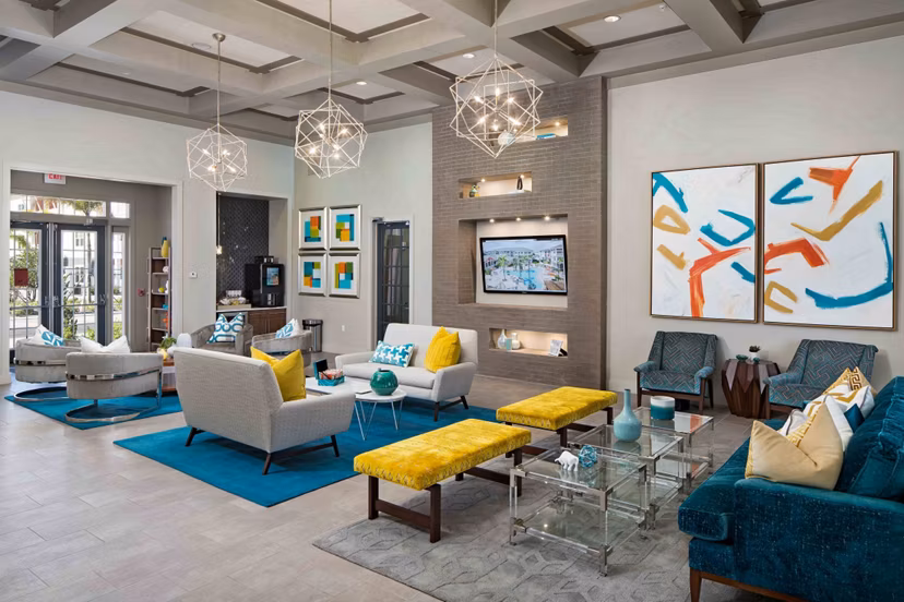 clubhouse at M South Apartments