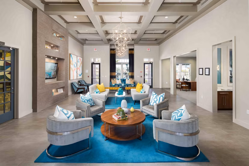 clubhouse at M South Apartments